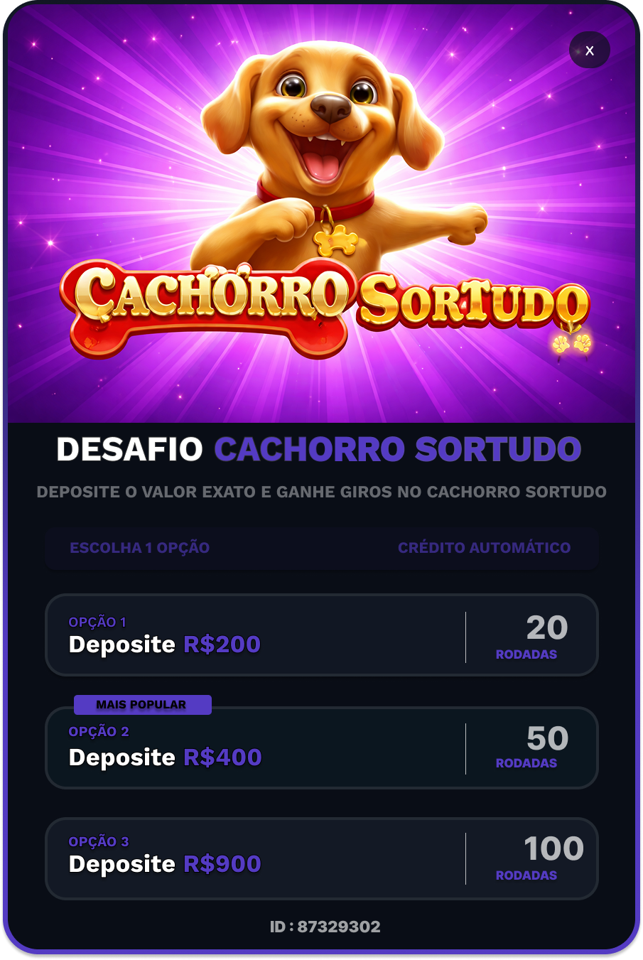 Banner Depósito