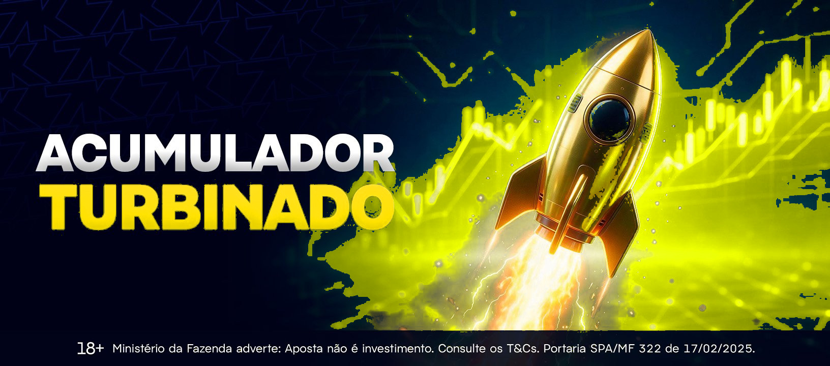 Quer potencializar suas odds? Conheça o acumulador turbinado! Quer potencializar suas odds? Conheça o acumulador turbinado!