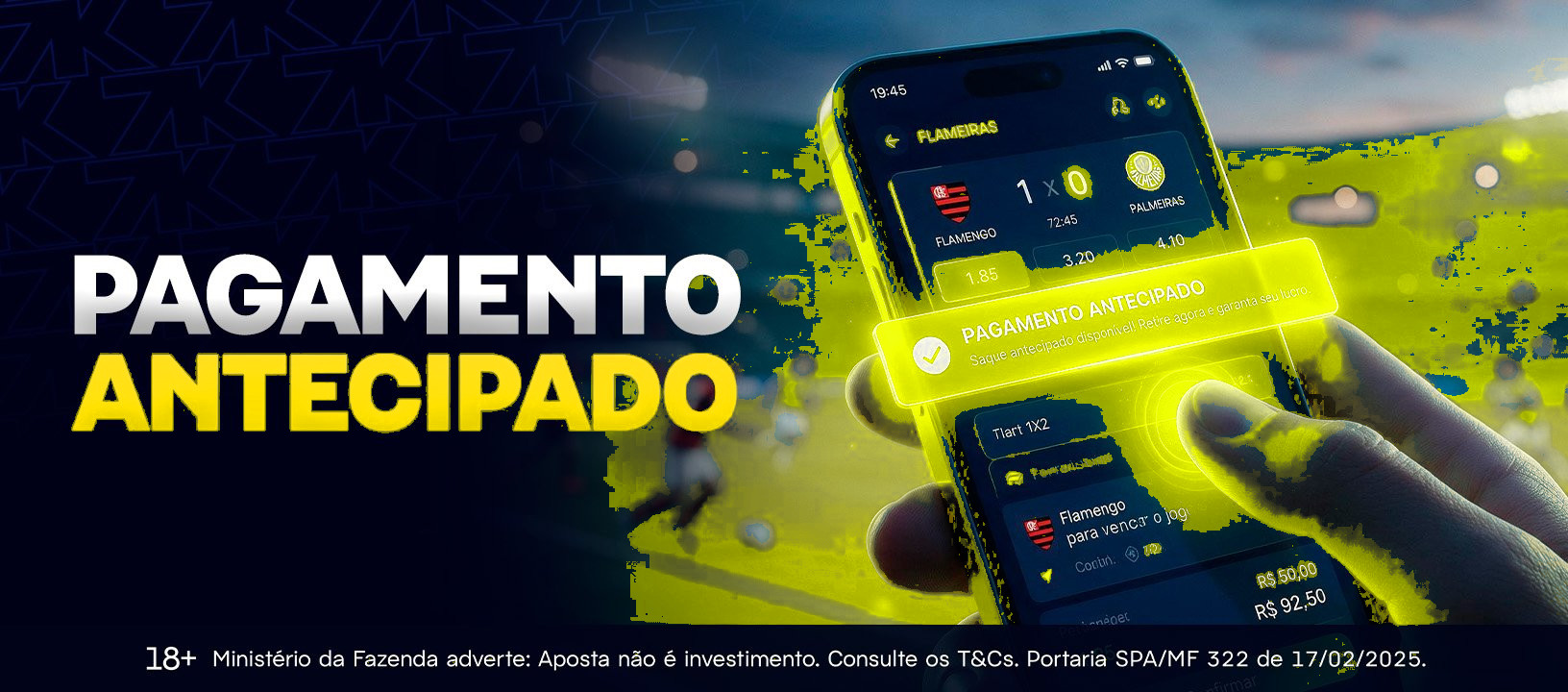 Pagamento Antecipado: Sua Vitória na Hora Certa! Pagamento Antecipado: Sua Vitória na Hora Certa!